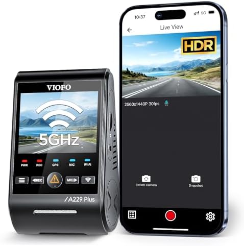 VIOFO A229 Plus 1CH 2K Front Dashcam with 5MP STARVIS 2 Sensor