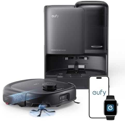 eufy E25 Robot Vacuum and Mop Combo, 20,000 Pa, HydroJet Roller Mop